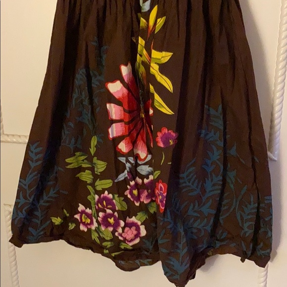 Strapless floral dress - Picture 2 of 3